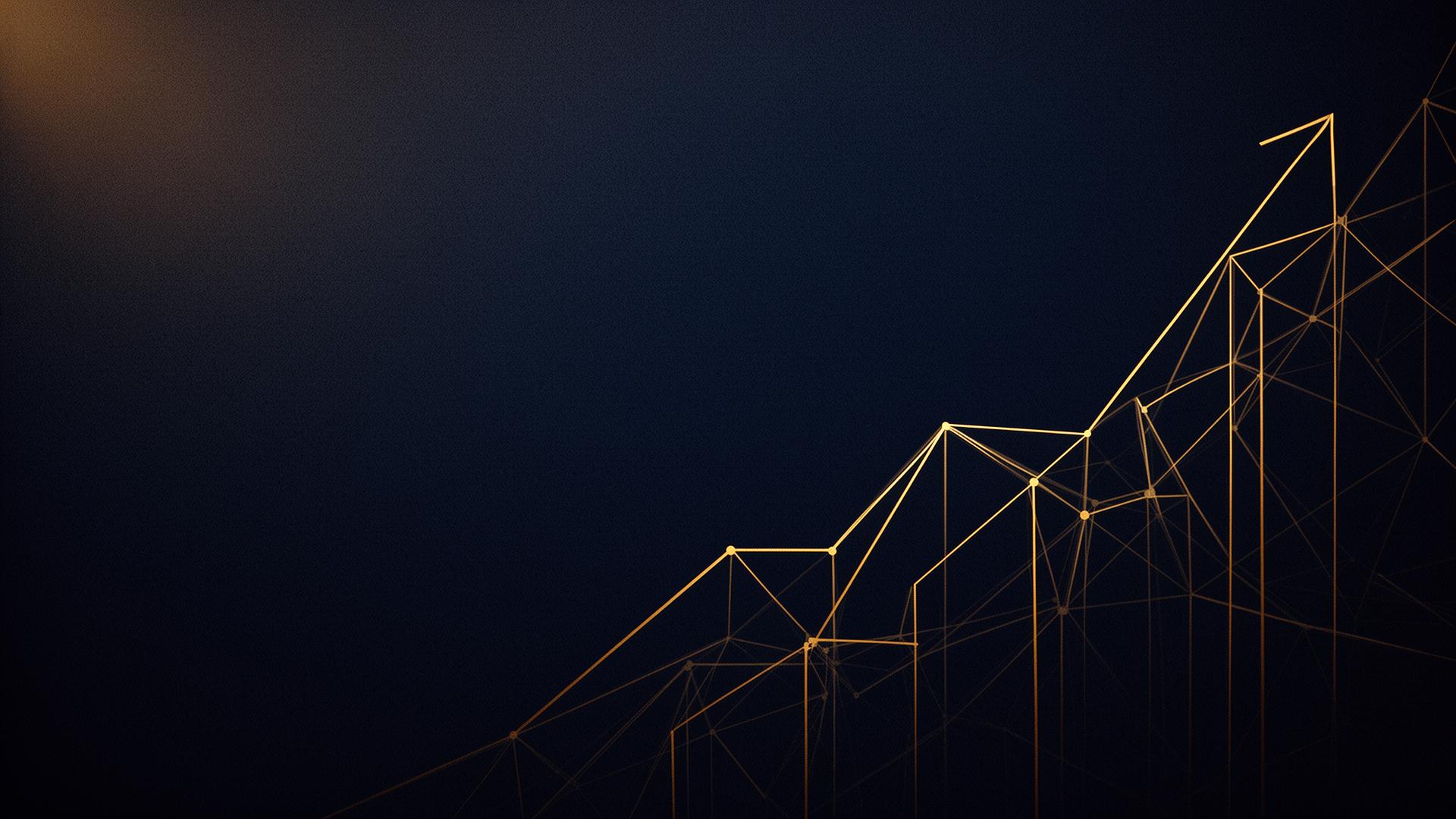 Abstract editorial visualisation of AI agents and growth systems - Karn Consulting